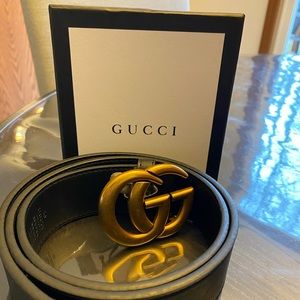 Designer inspired GG belt